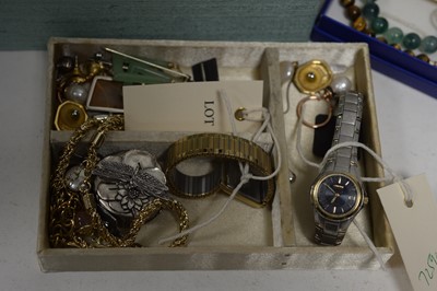Lot 80 - Costume jewellery, watches and ornaments.
