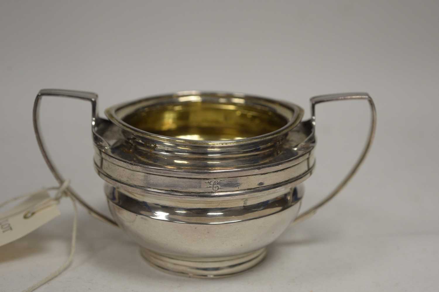Lot 343 - A George III silver two handled sugar bowl