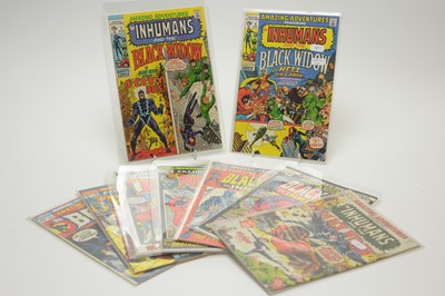Lot 156 - Amazing Adventures Featuring The Inhumans and The Black Widow.
