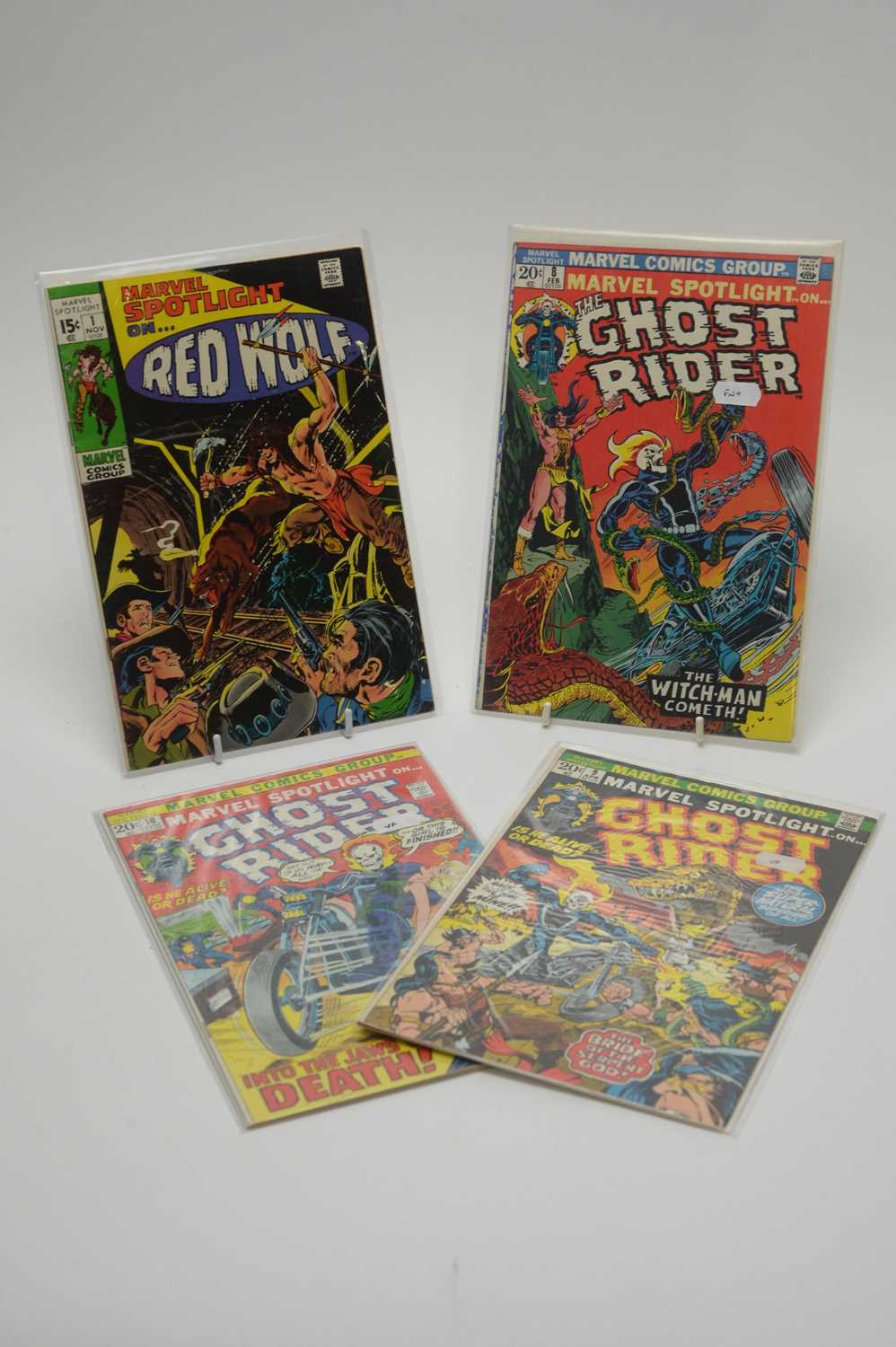 Lot 193 - Marvel Spotlight on Red Wolf and others.
