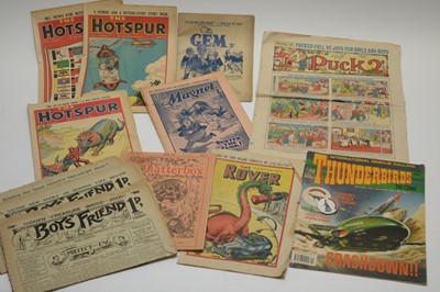 Lot 481 - Thunderbirds, The Hotspur; and other issues.