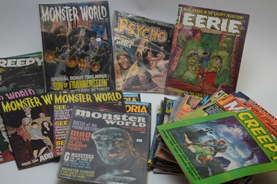 Lot 503 - Sundry American Horror Magazines by Warren.