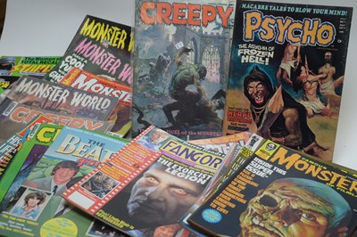 Lot 507 - Sundry American Horror Magazines by Warren.