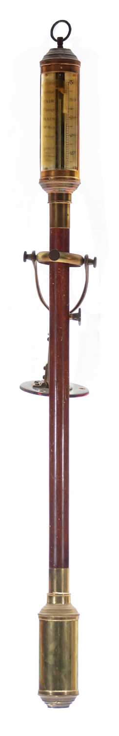 Lot 772 - Repro. marine style stick barometer.