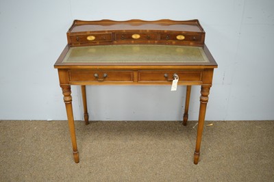 Lot 92 - Edwardian style lady's writing desk.