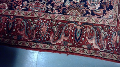 Lot 192 - A Central Persian carpet.