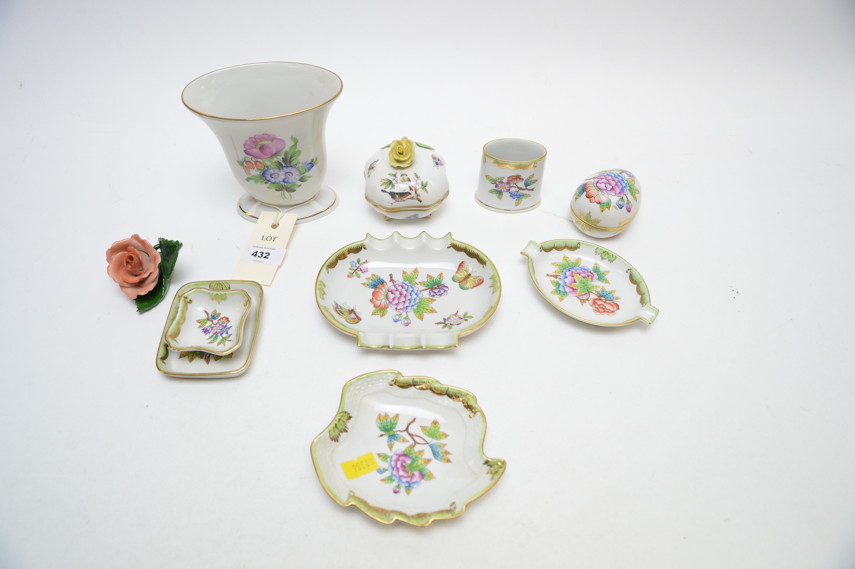 Lot 432 Herend porcelain
