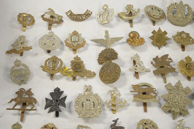 Lot 505 - Collection of military cap badges, various regiments and corps