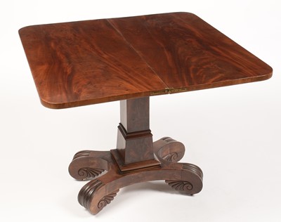 Lot 900 - Victorian mahogany tea table