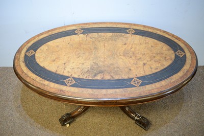 Lot 57 - Late Victorian walnut coffee table