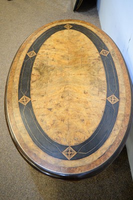 Lot 57 - Late Victorian walnut coffee table