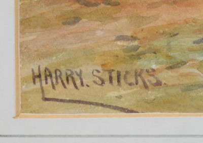 Lot 43 - Harry James Sticks - watercolours.