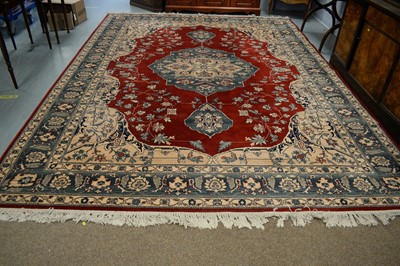 Lot 179 - 20th C machine-made Persian style carpet.