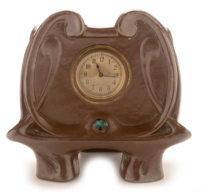 Lot 759 - Bretby art nouveau mantel clock