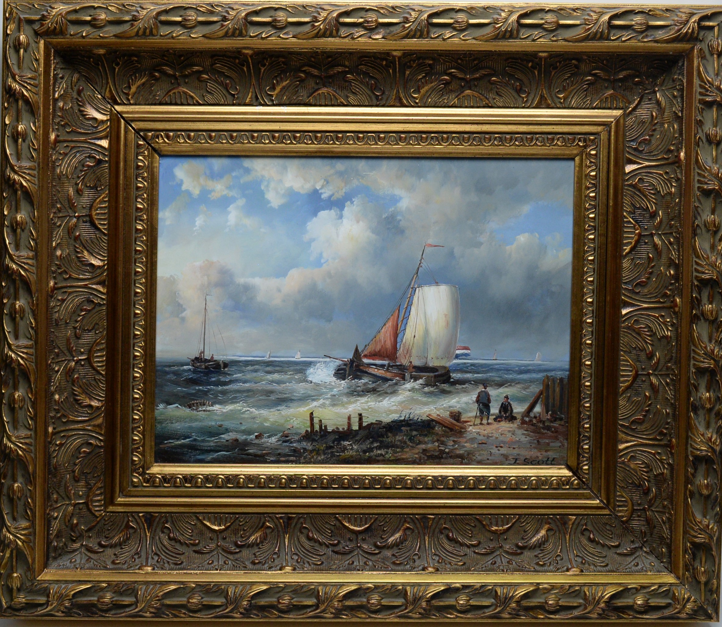 Lot 56 - J* Scott - oil.