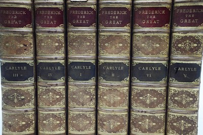 Lot 39 - Carlyle (Thomas) History of Frederick The Great of Prussia.
