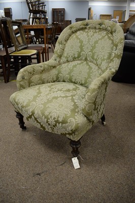 Lot 134 - Victorian armchair.