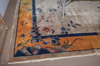 Lot 749 - Chinese carpet.