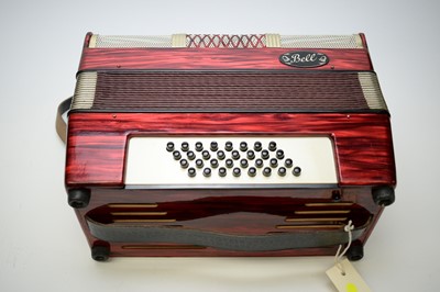 Lot 704 - Bell 32 bass piano accordion