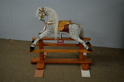 Lot 136 - 20th C child's rocking horse.