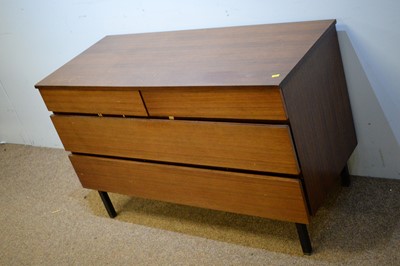 Lot 93 - Mid 20th Century afrormosia chest of drawers