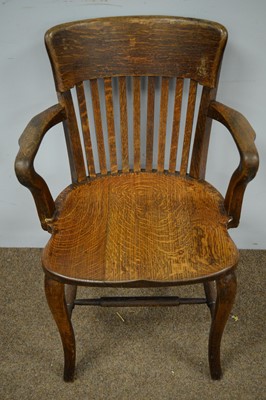 Lot 70 - Eleven early 20th C elbow chairs.