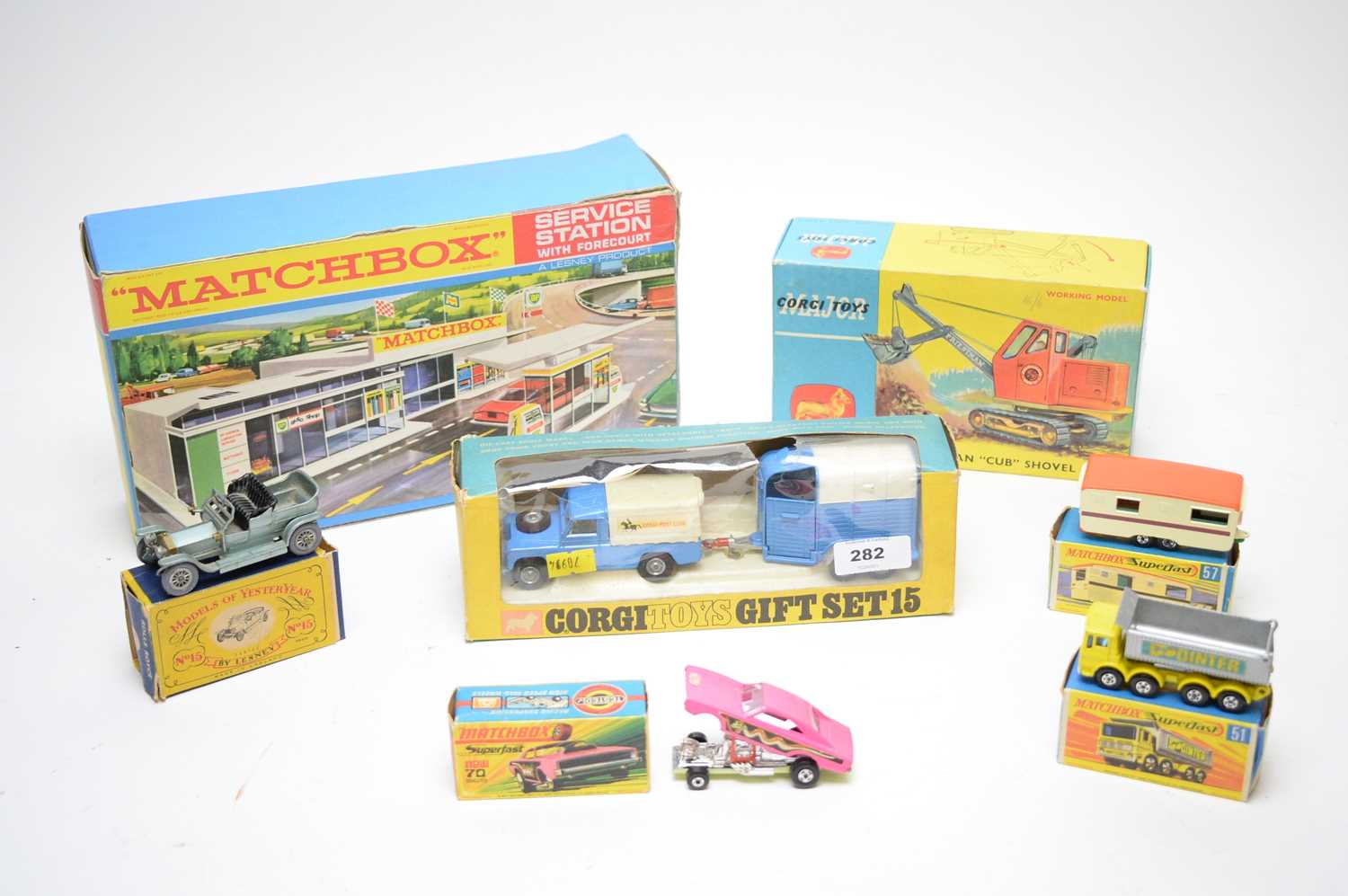 Lot 282 - Matchbox and Corgi toys.