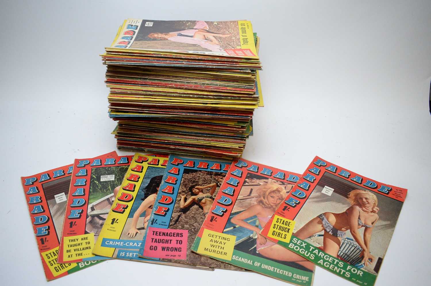 Lot 261 - Parade Magazines from 1963-1968.