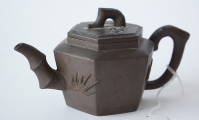 Lot 414 - Two Chinese YiXing teapots