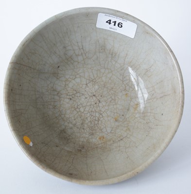 Lot 416 - Five Swatow ware bowls and a modern dish