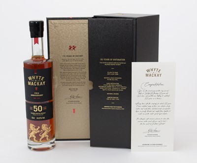 Lot 599 - Whyte & Mackay 175th Anniversary Aged 50 Years