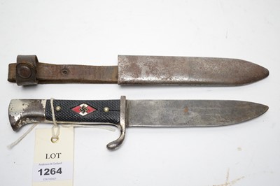 Lot 1264 - A Hitler Youth Scout dagger.