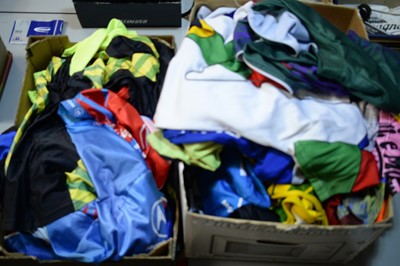 Lot 735 - Cycling jerseys and other cycle clothing.