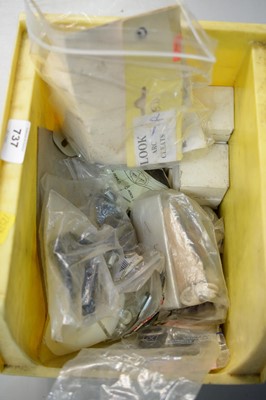 Lot 737 - Pedals, shoe plates and toe clips, various.