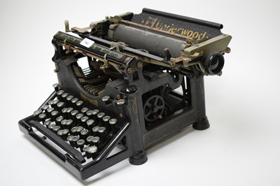 Lot 744 - A vintage Underwood office typewriter.