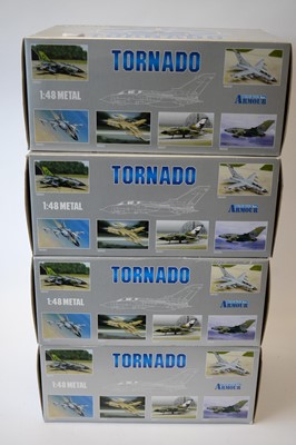 Lot 807 - Collection Armour 1:48 Scale metal diecast aeroplanes - Tornado.