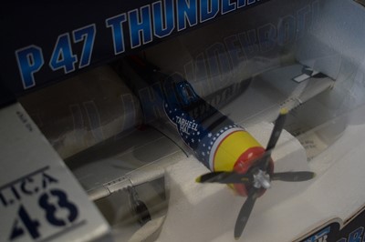 Lot 480 - Collection Armour 1:48 Scale metal diecast aeroplanes - P47 Thunderbolt.