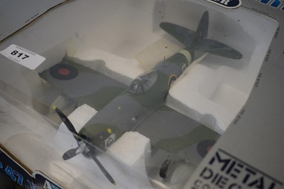 Lot 817 - Collection Armour 1:48 Scale metal diecast aeroplanes - P47 Thunderbolt.