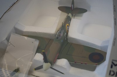 Lot 482 - Collection Armour 1:48 Scale metal diecast aeroplanes - Spitfire.