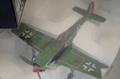 Lot 830 - Collection Armour 1:48 Scale metal diecast aeroplanes - FW190 Focke Wulf.