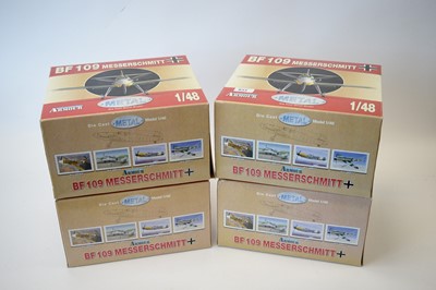 Lot 833 - Collection Armour 1:48 Scale metal diecast aeroplanes - Bf109 Messerschmitt.