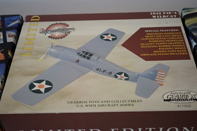 Lot 835 - Collection Armour 1:48 Scale diecast aeroplanes.