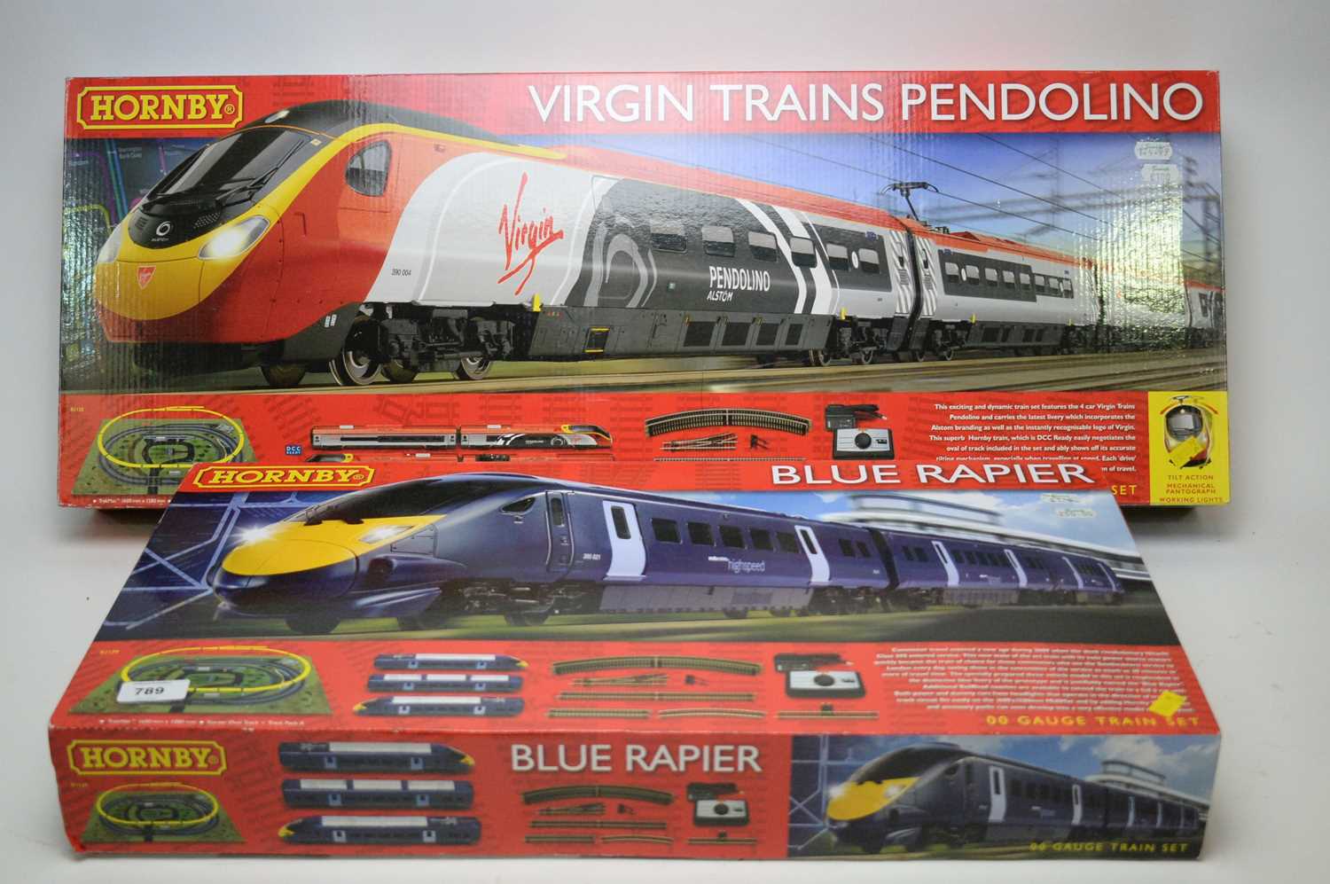 Lot 789 - Two Hornby train sets.
