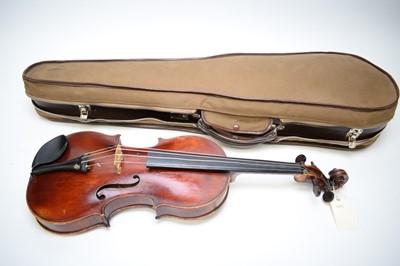 Lot 759 - Elophe Poirson Violin
