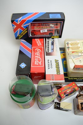 Lot 879 - Sundry diecast vehicles and other toys.