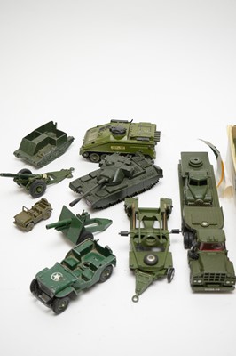 Lot 889 - Military diecast model vehicles.