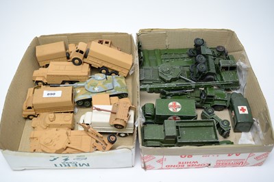 Lot 890 - Military diecast model vehicles.