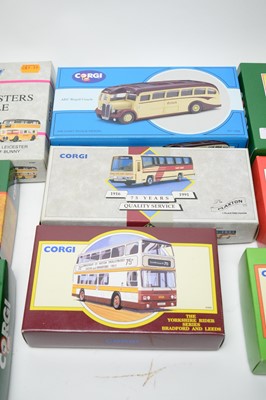 Lot 898 - Corgi diecast buses, and others.