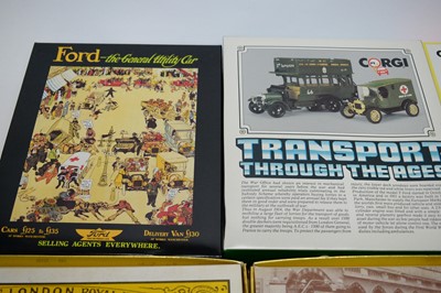 Lot 904 - Corgi diecast buses and commercial vehicles.