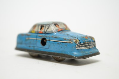 Lot 915 - Dinky diecast vehicles, and hollow-cast lead figures and animals.